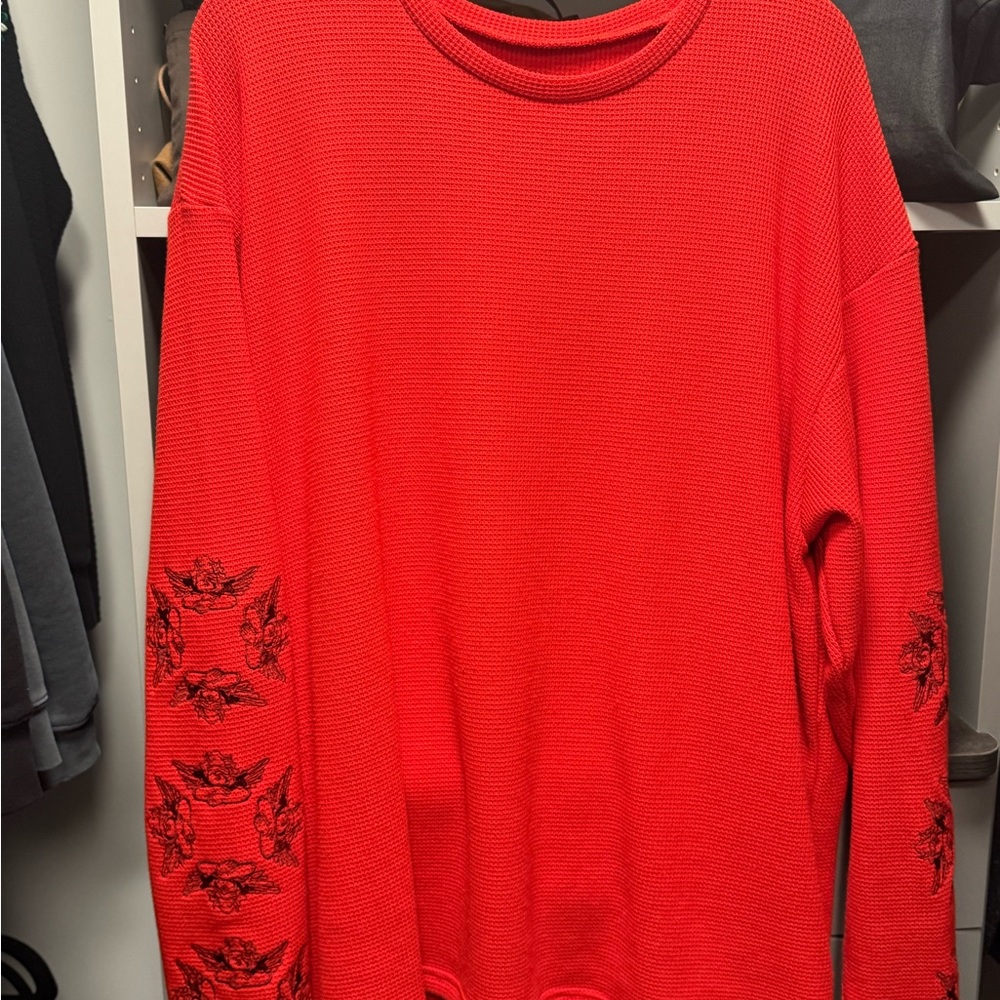 Boys Lie Heart Racer Tee in Red